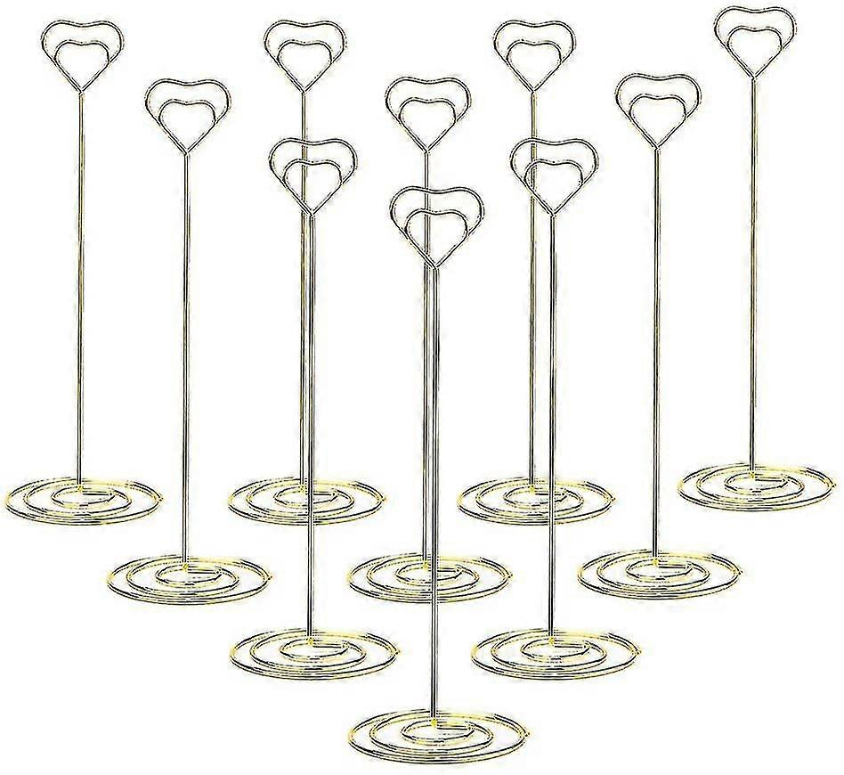 10pcs 8.6" Tall Place Card Holders Table Number Stand Table Card Holders Table Picture Holder Re