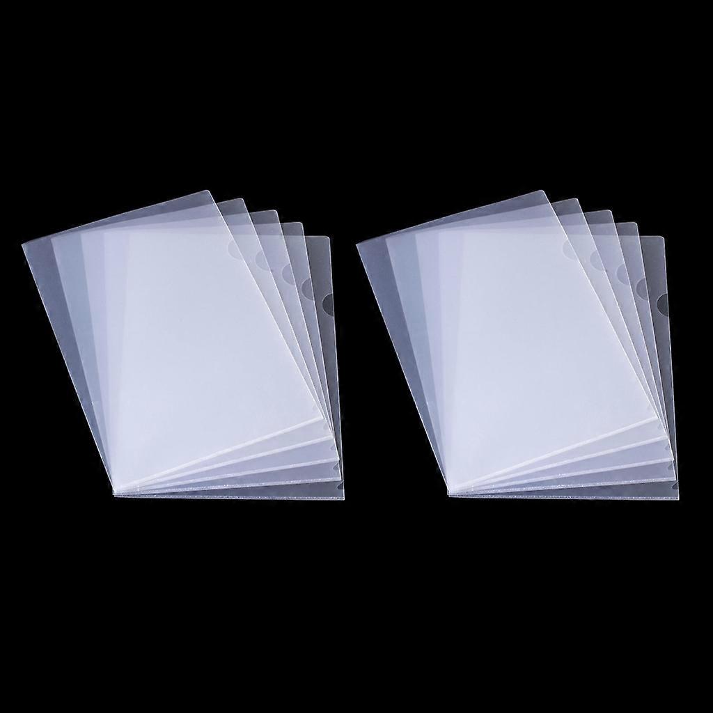 A4/Letter Size Plastic Project Pocket File Clear Document Folder Clear Folders