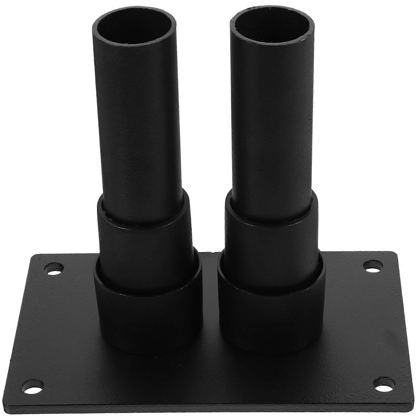 1 Set of Fence Base Garden Border Edging Fence Support for Garden Courtyard Accessory