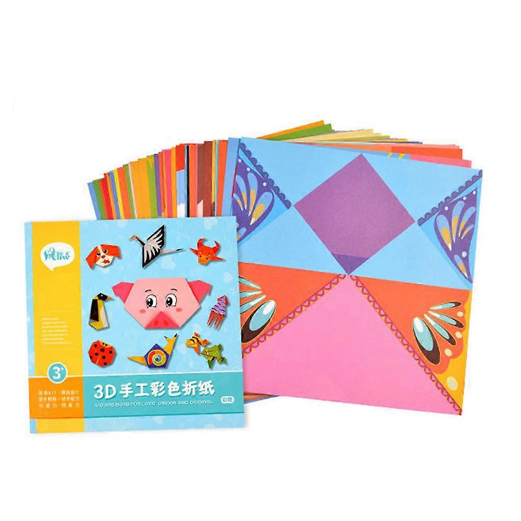 54 Sheet Cardstock Paper Double Sides Fold Paper Easy for Kids Party Activity