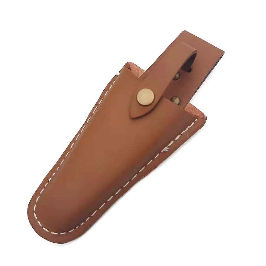 Locking Leather-Sheath for Pruning Shears Precision-Stitching Leather Shears