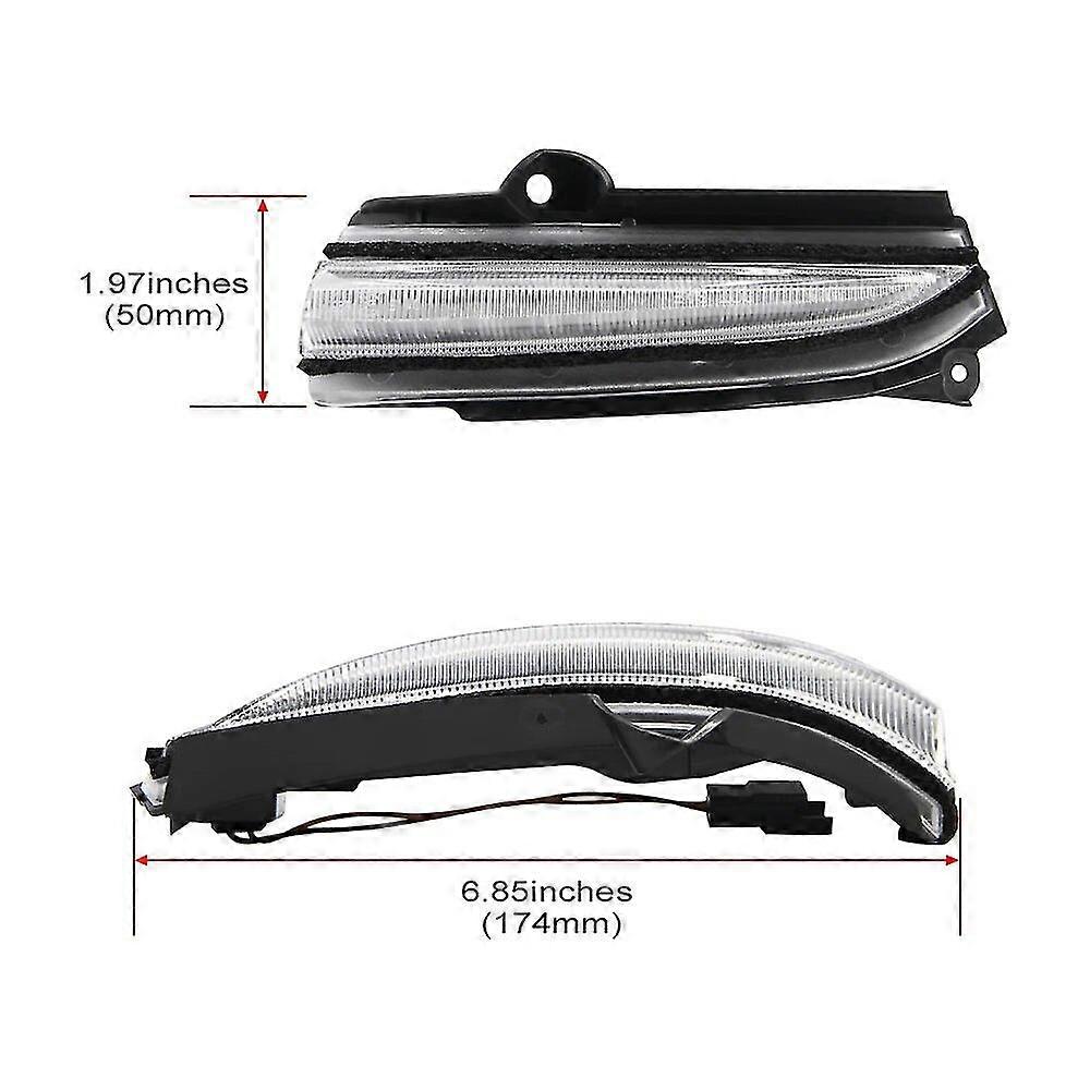Dynamic LED Side Mirror Blinker Light For Ford Mondeo 2013-2018 Turn Signal Mirror Lamp