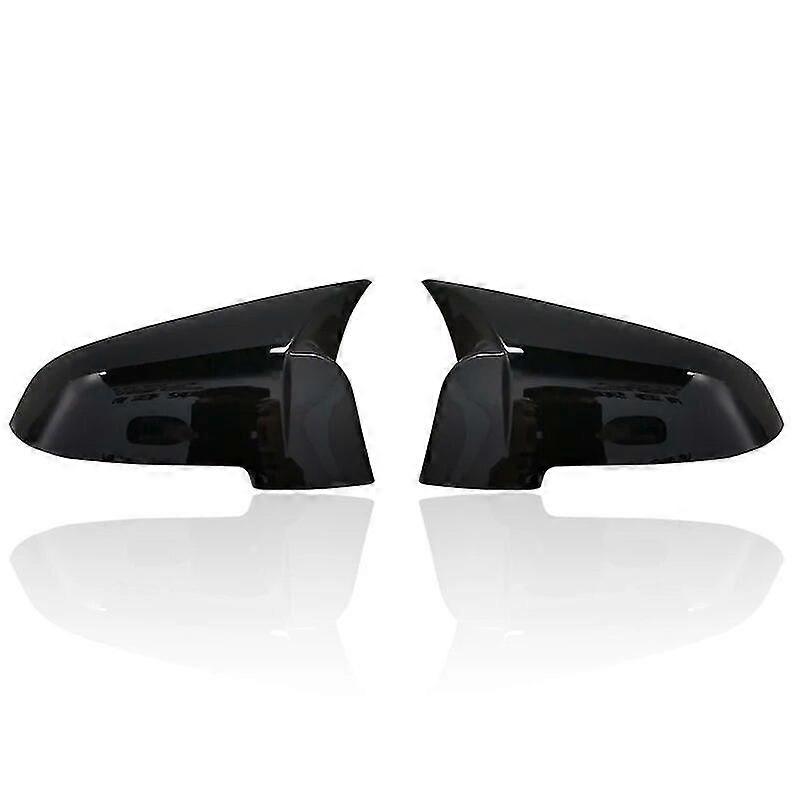 Carbon Fiber Look Black Car Rearview Side Mirror Cover Caps For Bmw 5 6 7 Series F10 F11 F18 F07 F12 F13 F06 F01 F02 Lci