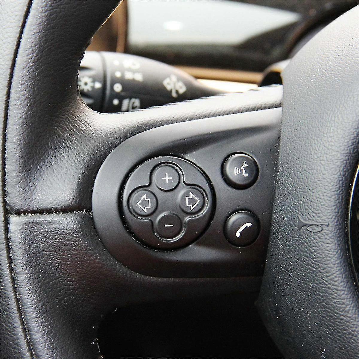 hgFor R55 R56 R57 R58 R59 R60 R61 Car Steering Wheel Control Switch Trim Cover