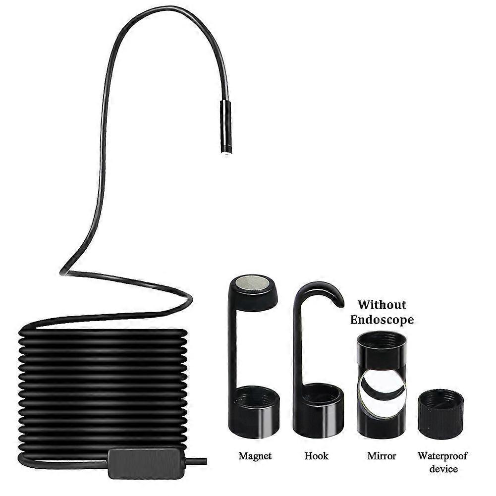Metal Magnet Portable Durable 8mm Replacement Black With Hook Home Side View Wireless Endoscope