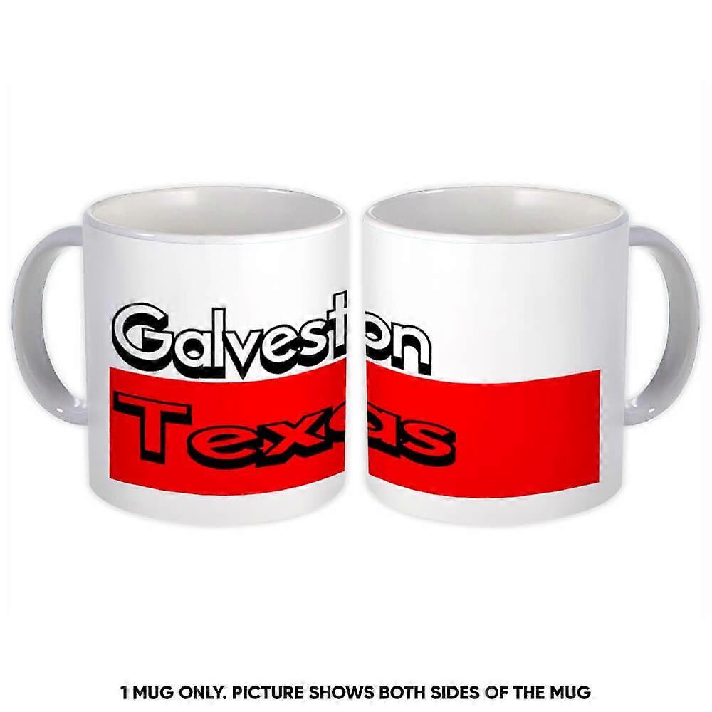 Gift Mug: Galveston Texas Rectangle