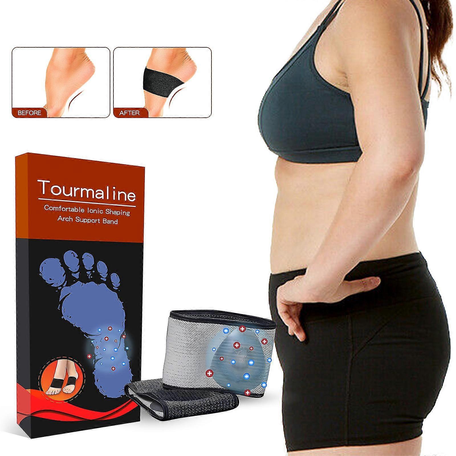 Firming Abdominal Fat Slimming Body Comfortable Ionic Shaping Arch Support Band 1pair Tw