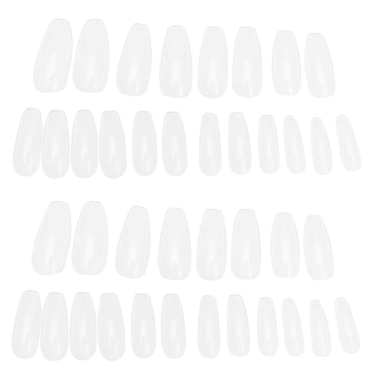 600 Pcs Artificial Nail Tips Full Cover False Nails Round False Nails Fake Nail Tips False Nails