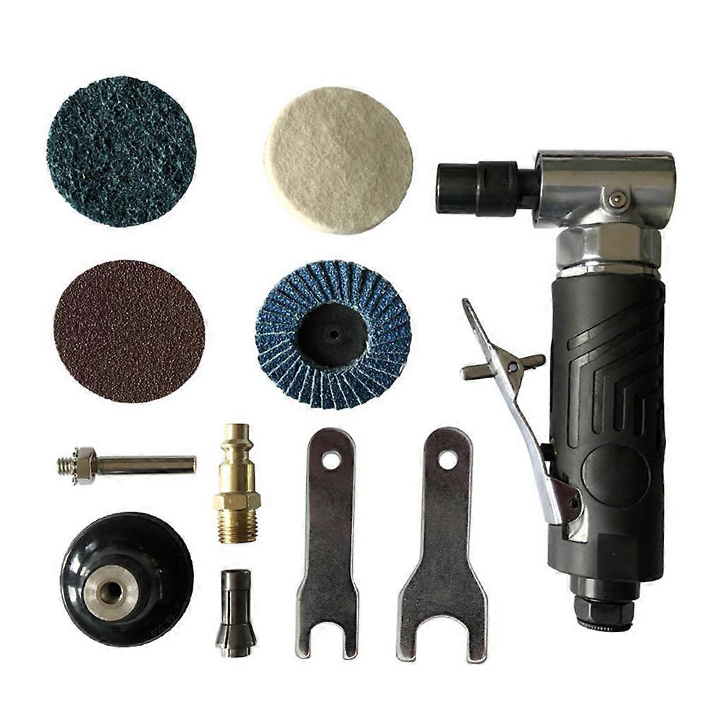 90 Degree Air Die Grinder - 20,000 RPM Pneumatic Tool With Accessories