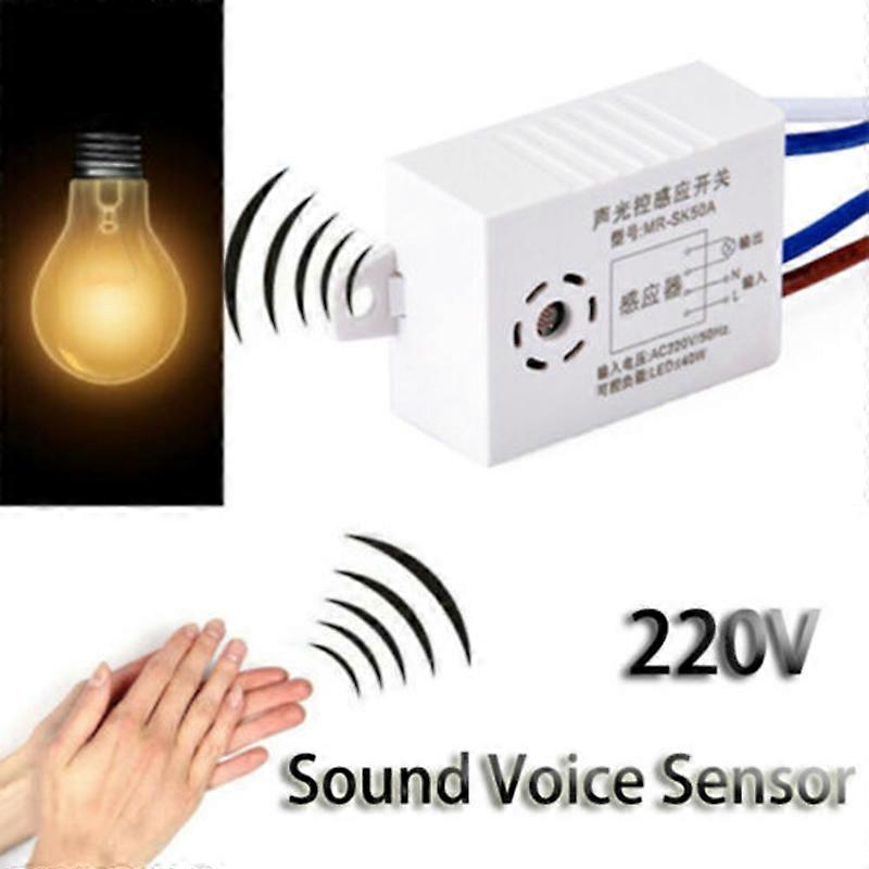 Mode Detector Sound Voice pir Sensor Intelligent Auto On Off Light smart Switch for Corridor Bath Warehouse Stair Motion sensor