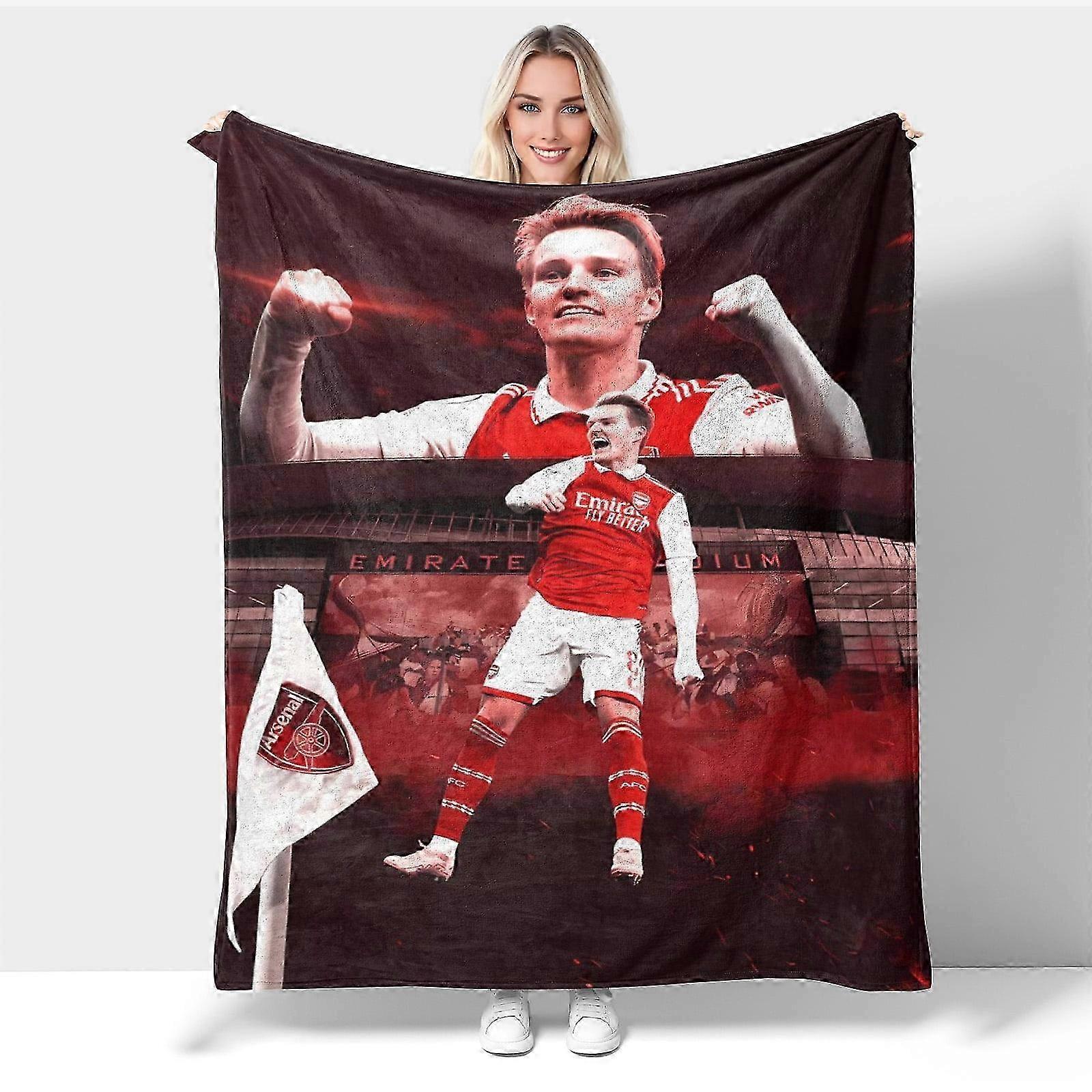 t21 Cobertor Martin Odegaard Cobertor X,Cobertores de Flanela Dormir Aconchegante Leve UltraSoft Micro Cobertores para So Blanket bn21