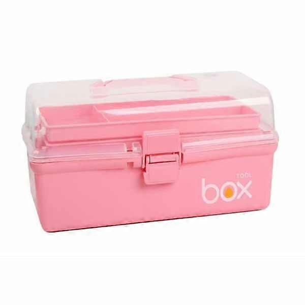 Three-layer Plastic Portable Art Tool Box Large Painting Box