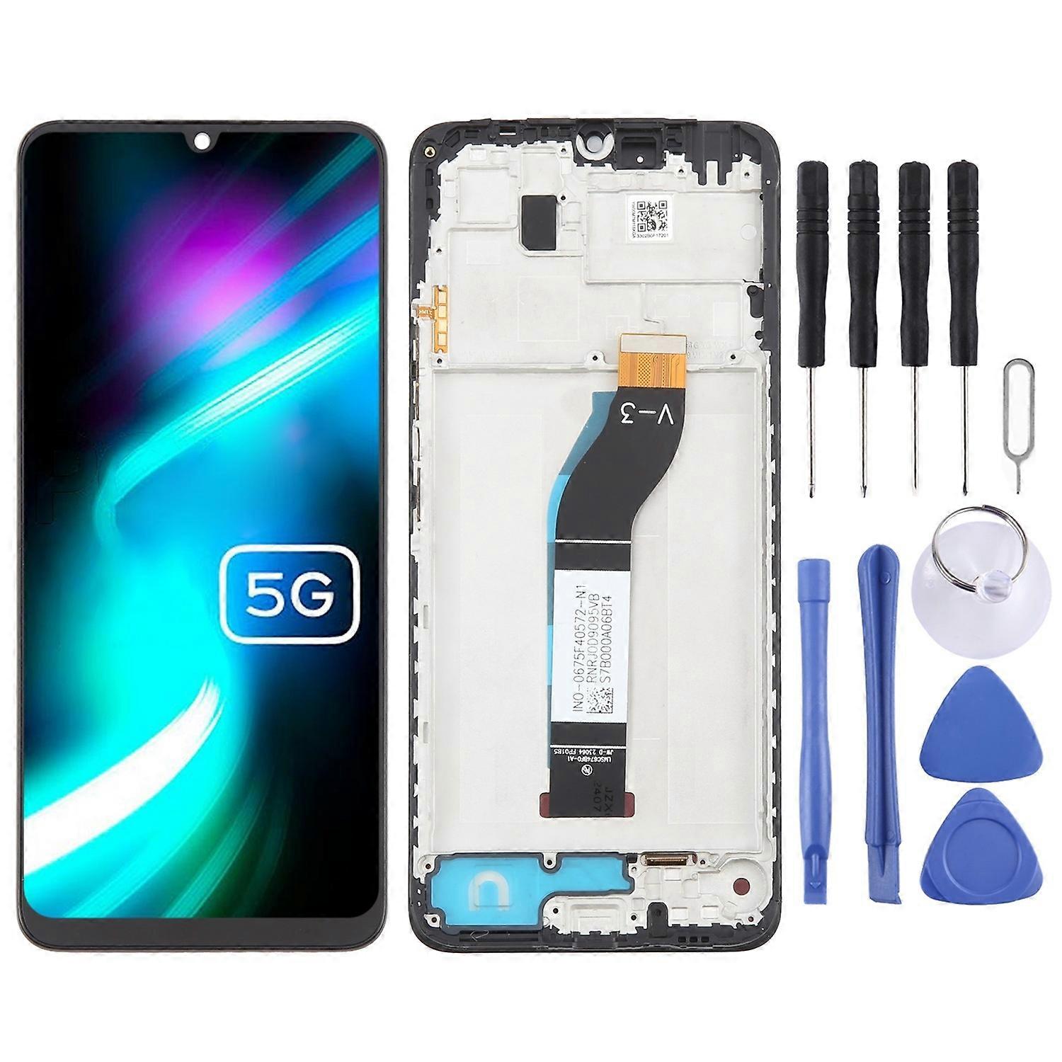 LCD + Touch Screen with Frame For Xiaomi Poco M6 5G