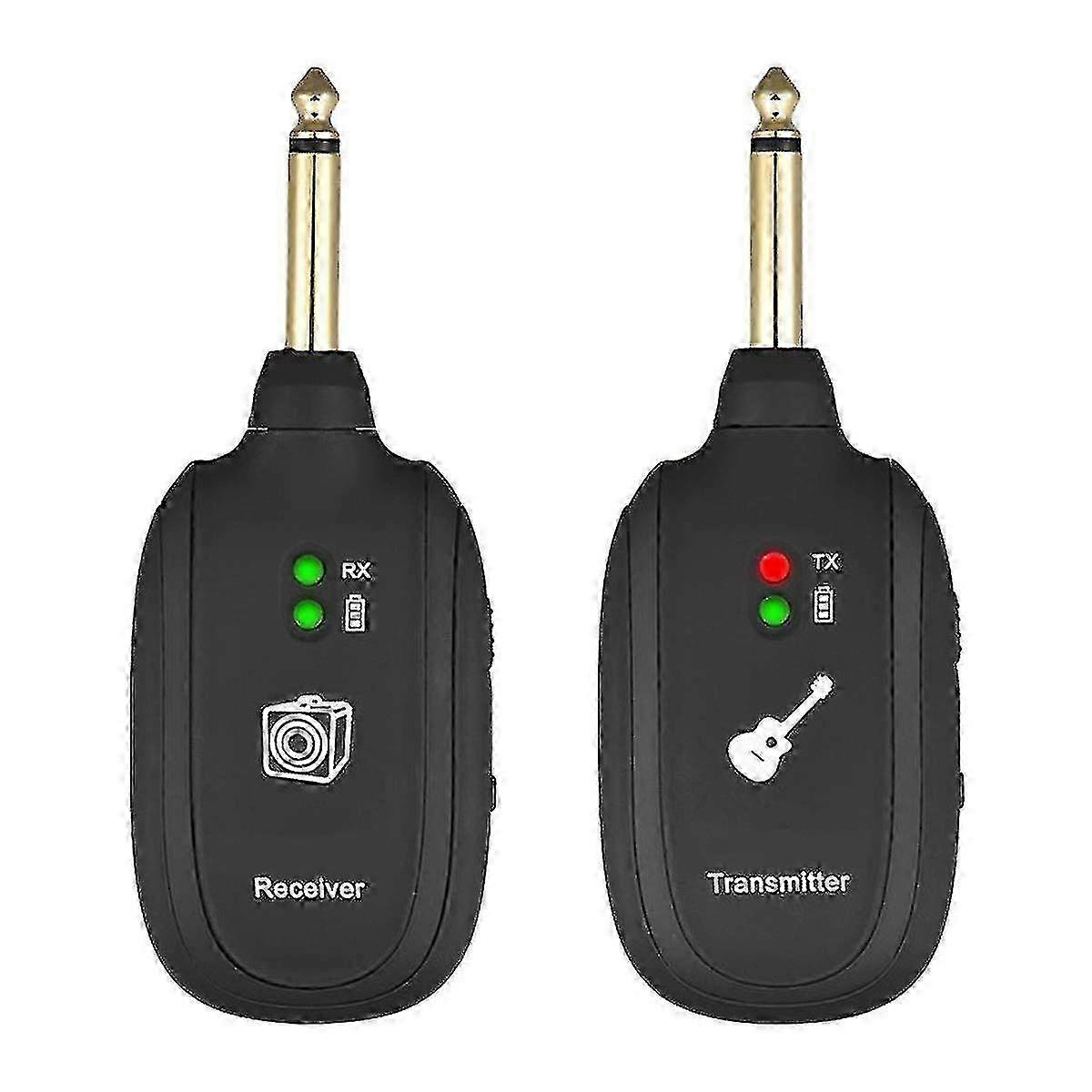 4 Channel Wireless Guitar System Transmitter Receiver
