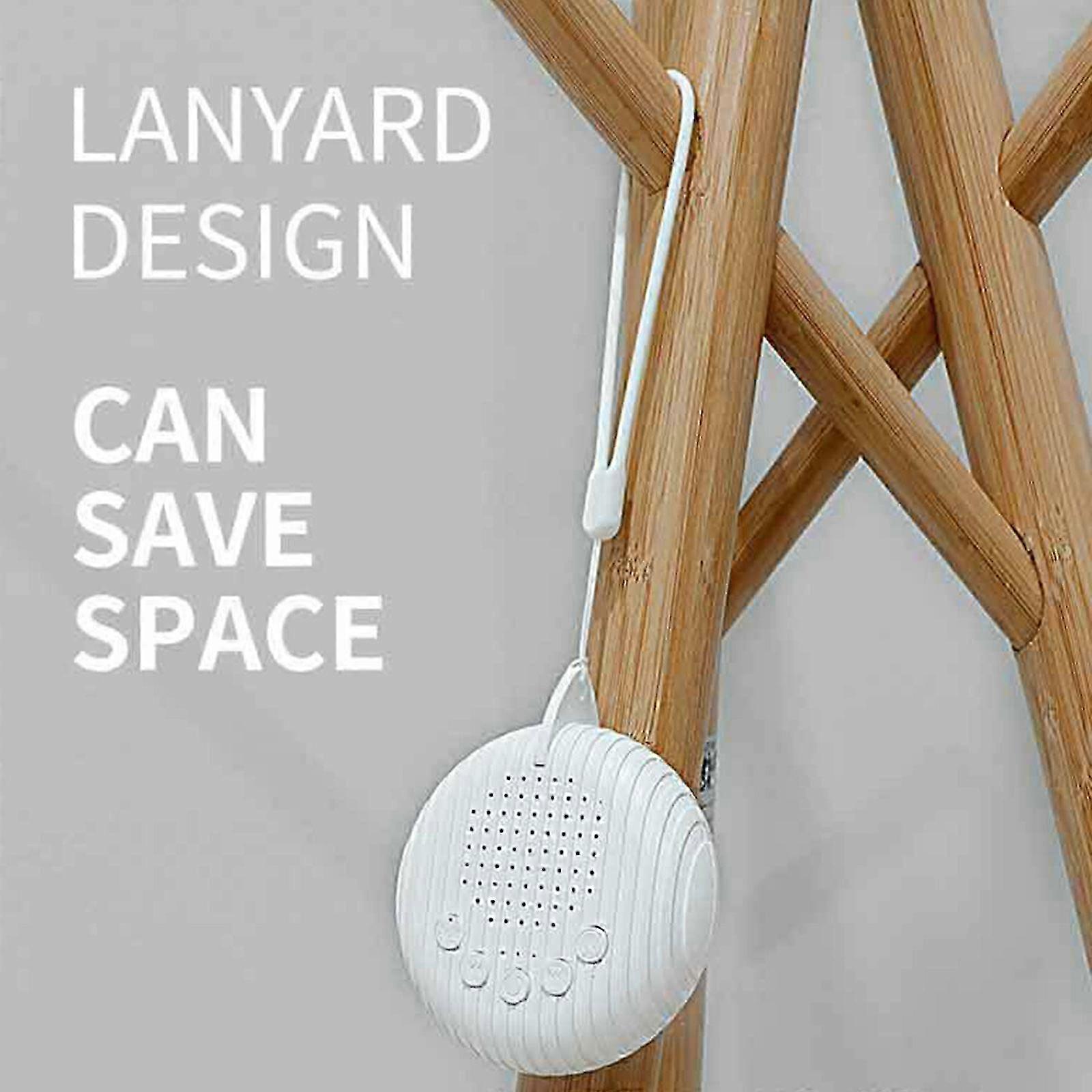 White Noise Baby Sleep Aid Music Machine - Portable Sound Machine with Automatic Sleep Monitoring