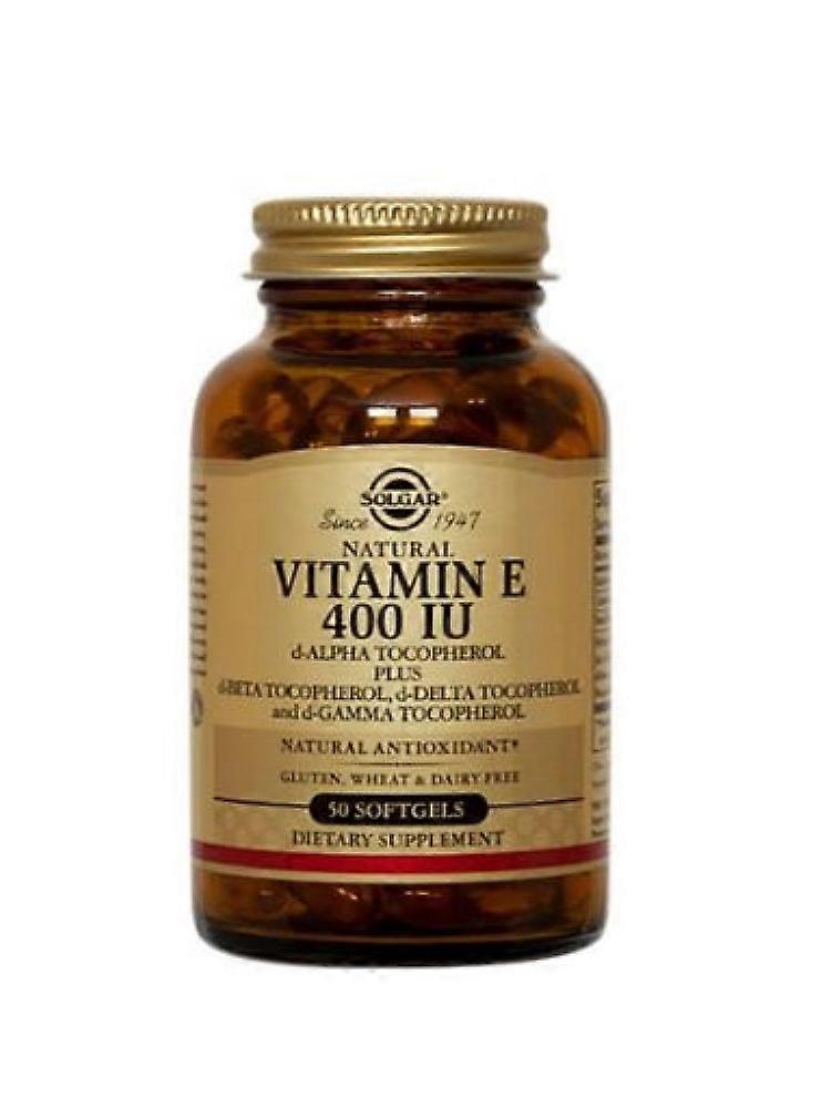 天然维生素 E - 400 IU（50 粒软胶囊）