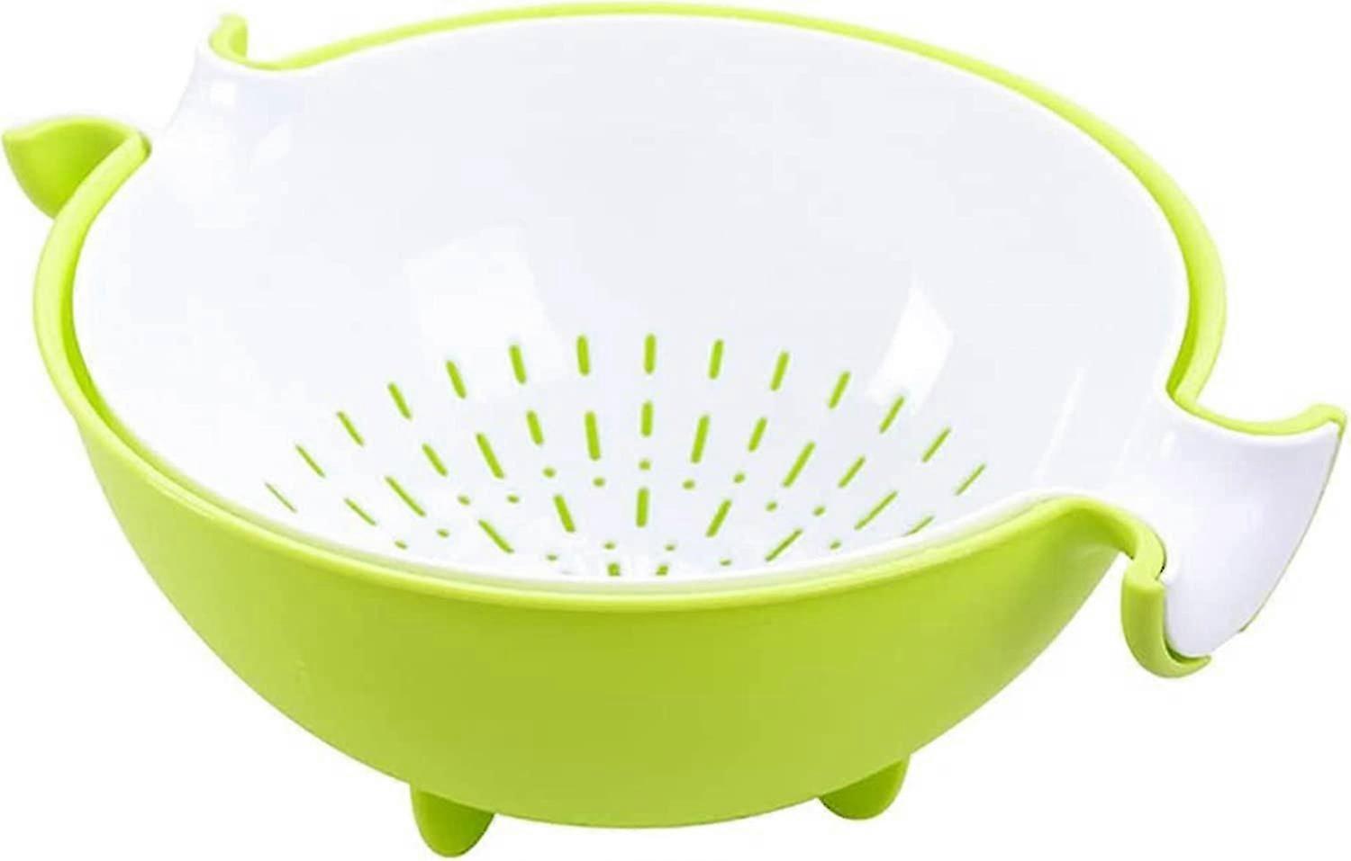 2-in-1 Kitchen Strainer/colander l Sets, Large Plastic Washing l And Strainer, Detachable Colanders Strainers Set, Sp-saver, For Fruits Veg,1097
