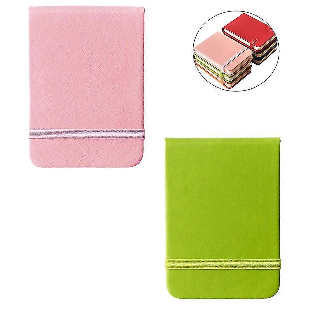 Softcover Mini Journal Notepad Elastic Closure Notebook For Traveler