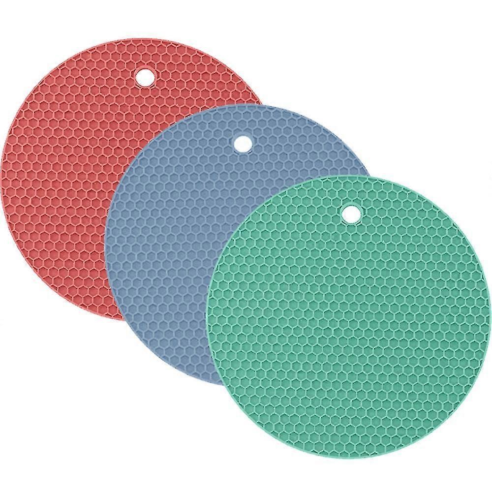 Silicone Heat Insulation Pad, Round Kitchen Coasters