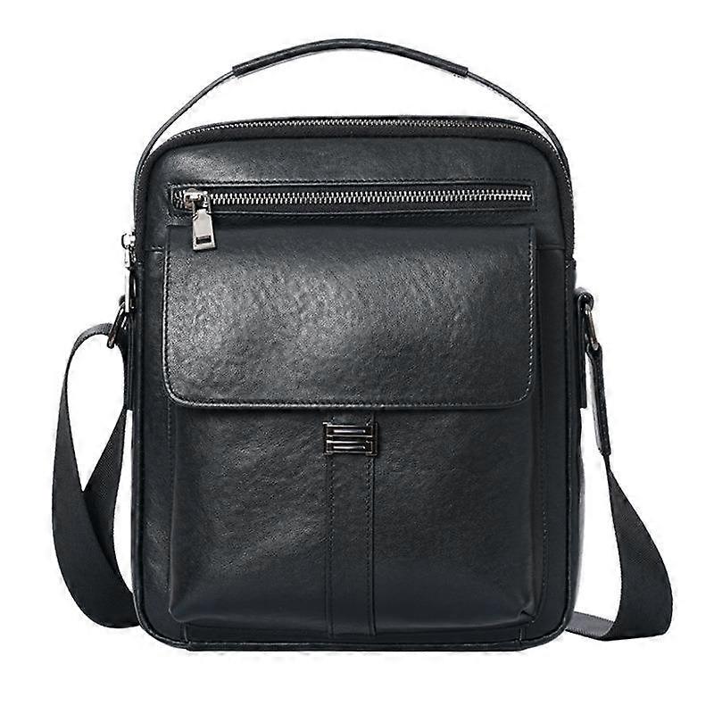 Men's Single Shoulder Baotou Layer Cowhide Bag Vertical Business Diagonal Bag Leisure Large Capacity Handbag