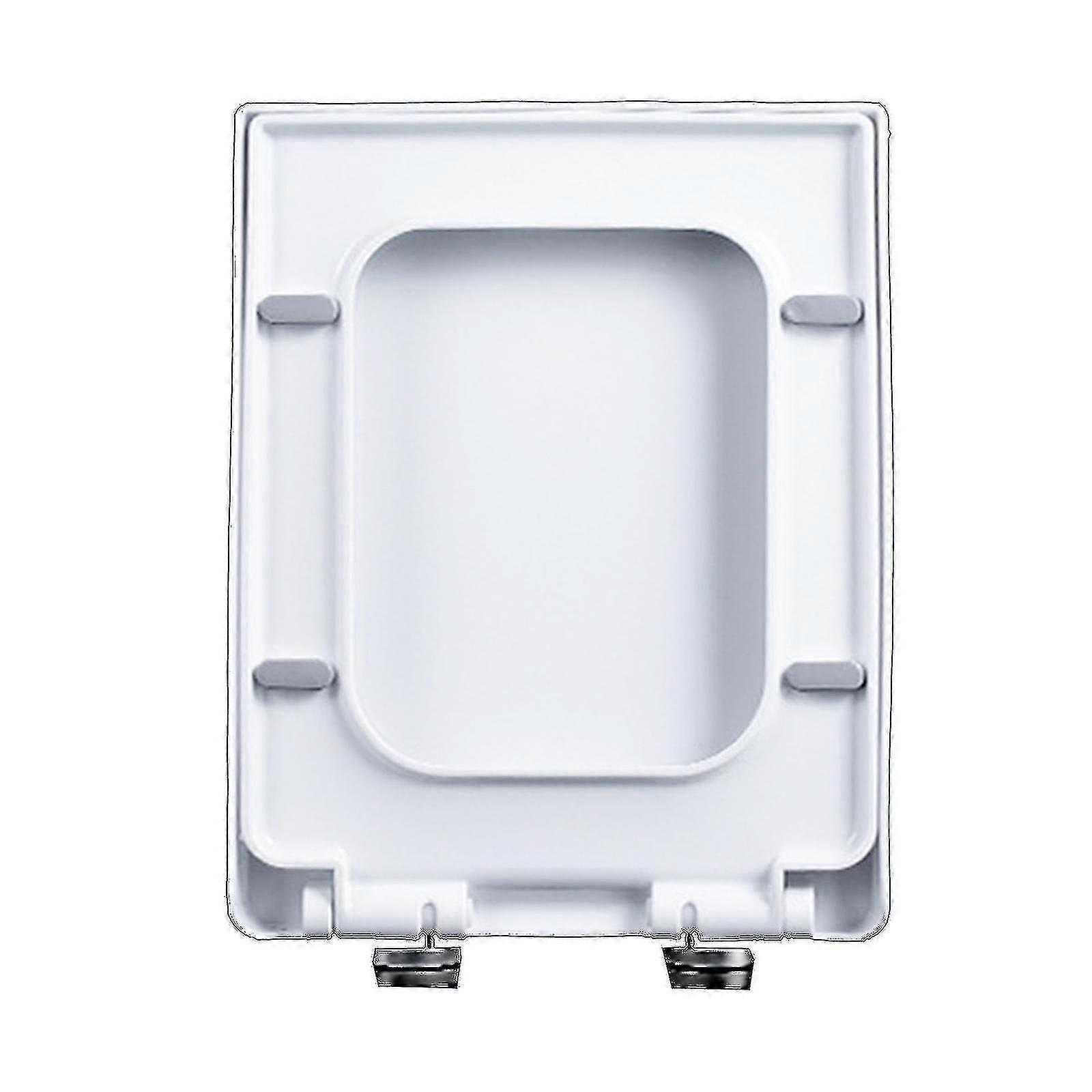 1mor Toilet Seats Close Pp Elongated Square Shape Bathroom Accessories Durable Heavy Duty 06c-pp Toilet Lid