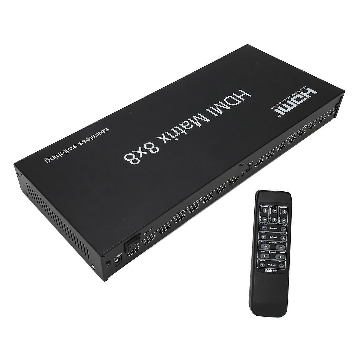8x8 HD Multimedia Interface Matrix Splitter Seamless Switching 8 in 8 Out HD 1080P Matrix Switcher 1