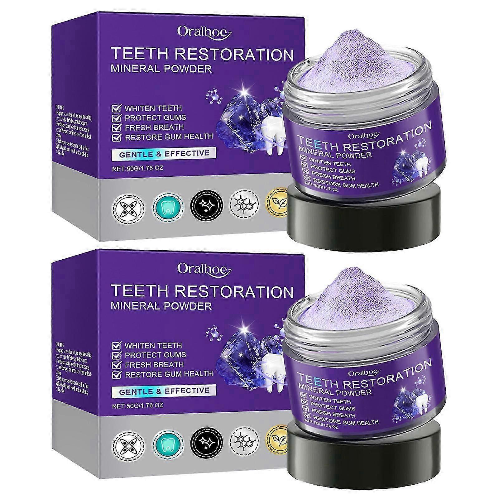 Remove Stains Teeth Teeth Friendly For Men Women 2pcs