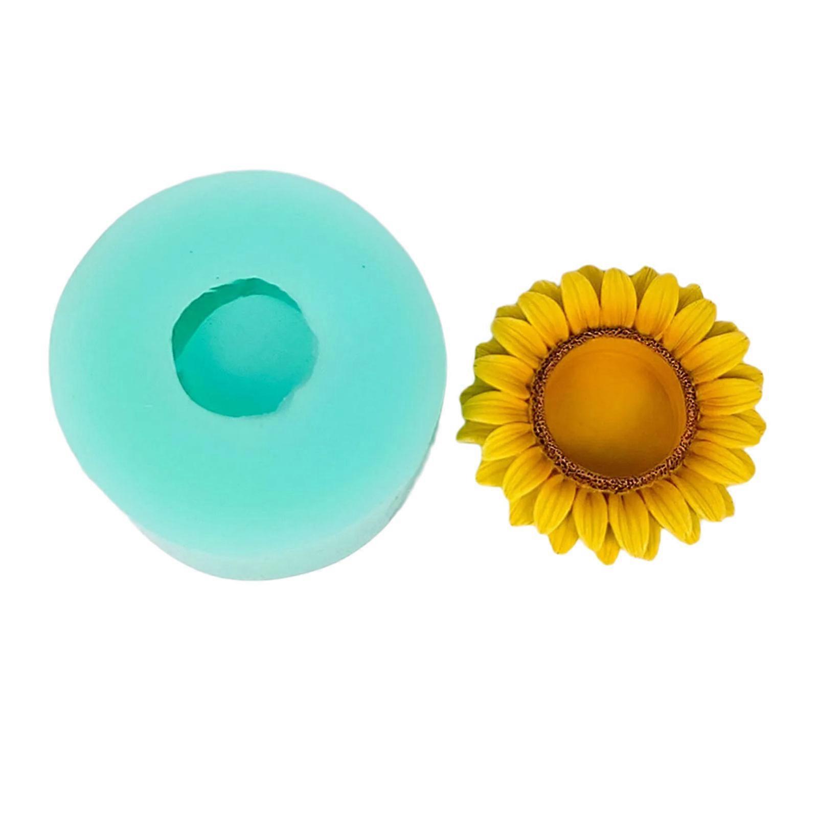 Flower Shaped Candlestick Molds for Making Tealight Holder Room Decoration, Candle Holder Molds for Epoxy Rresin