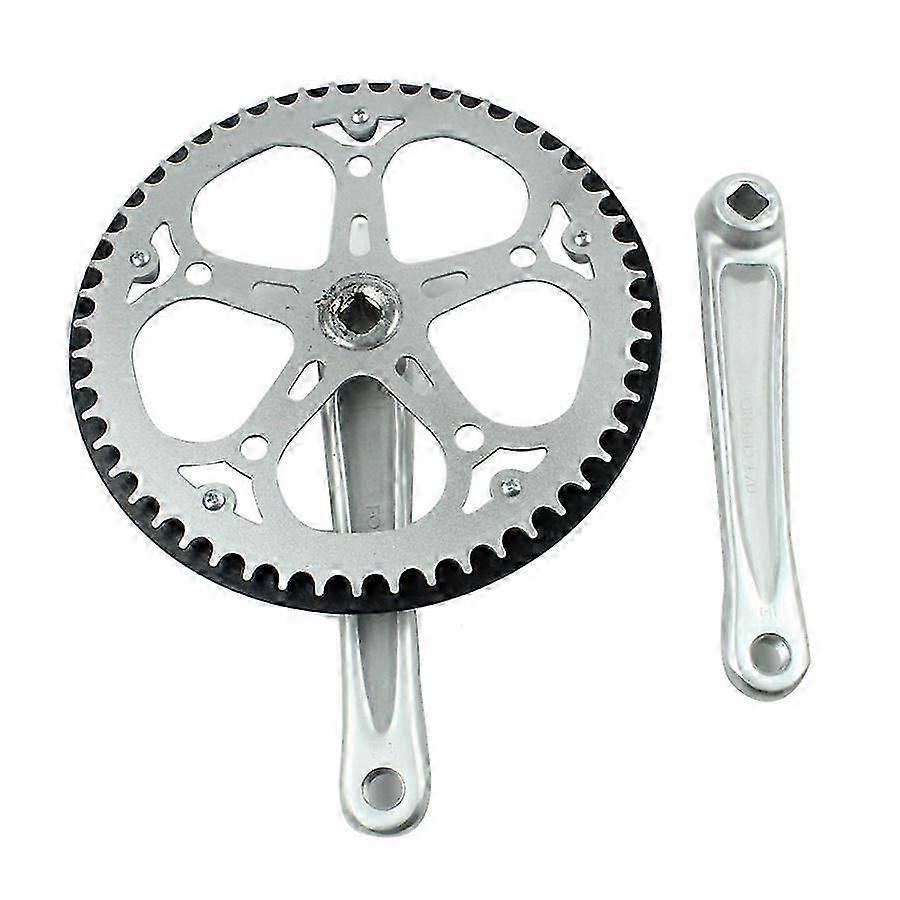 折りたたみ自転車クランクセット 52T スクエアホール 170mm CNC クランクセット 自転車クランクセット スプロケット