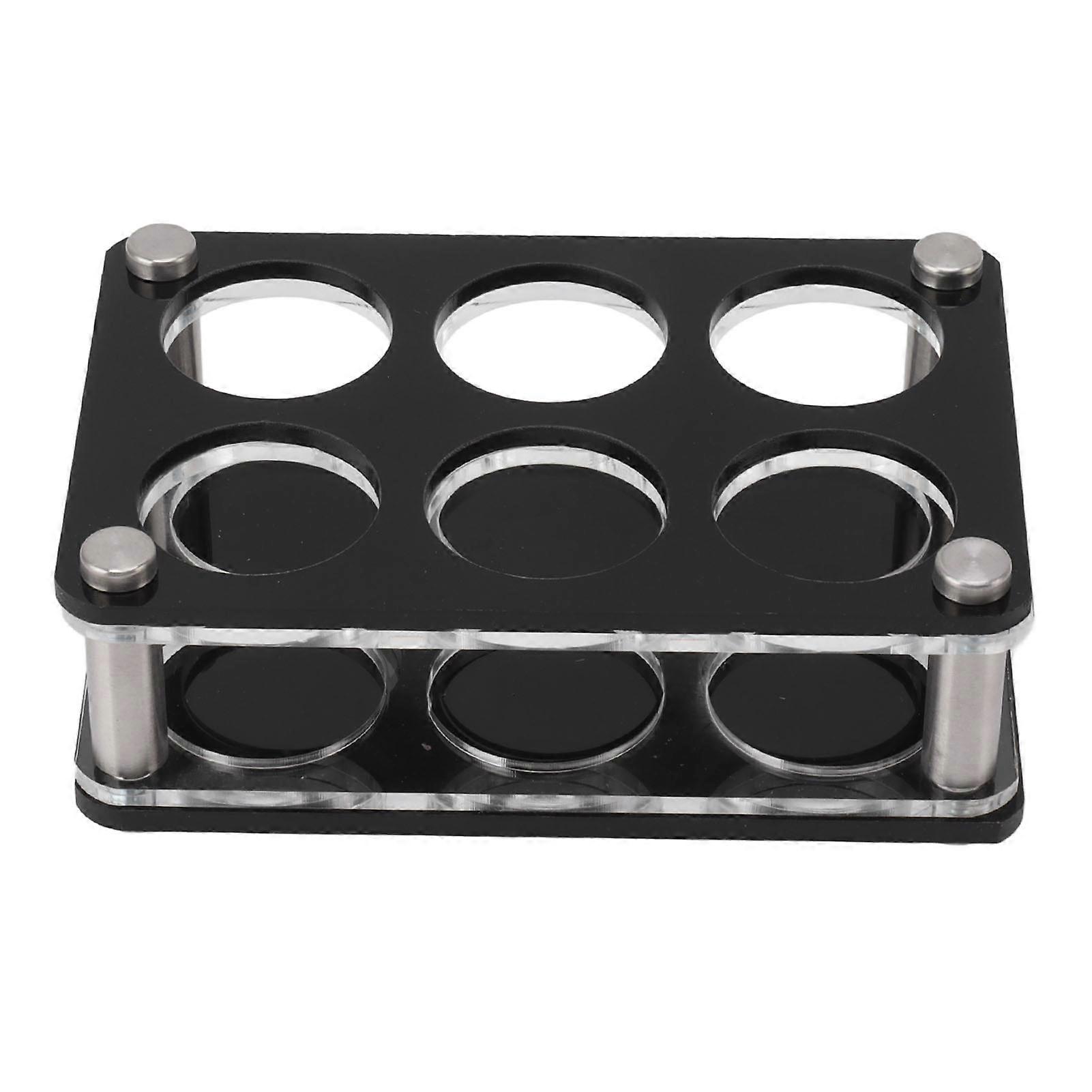 Wine Bottle Display Holder Acrylic Decorative Wine Bottle Rack for Home Bar 6 Head Combination Cup Holder