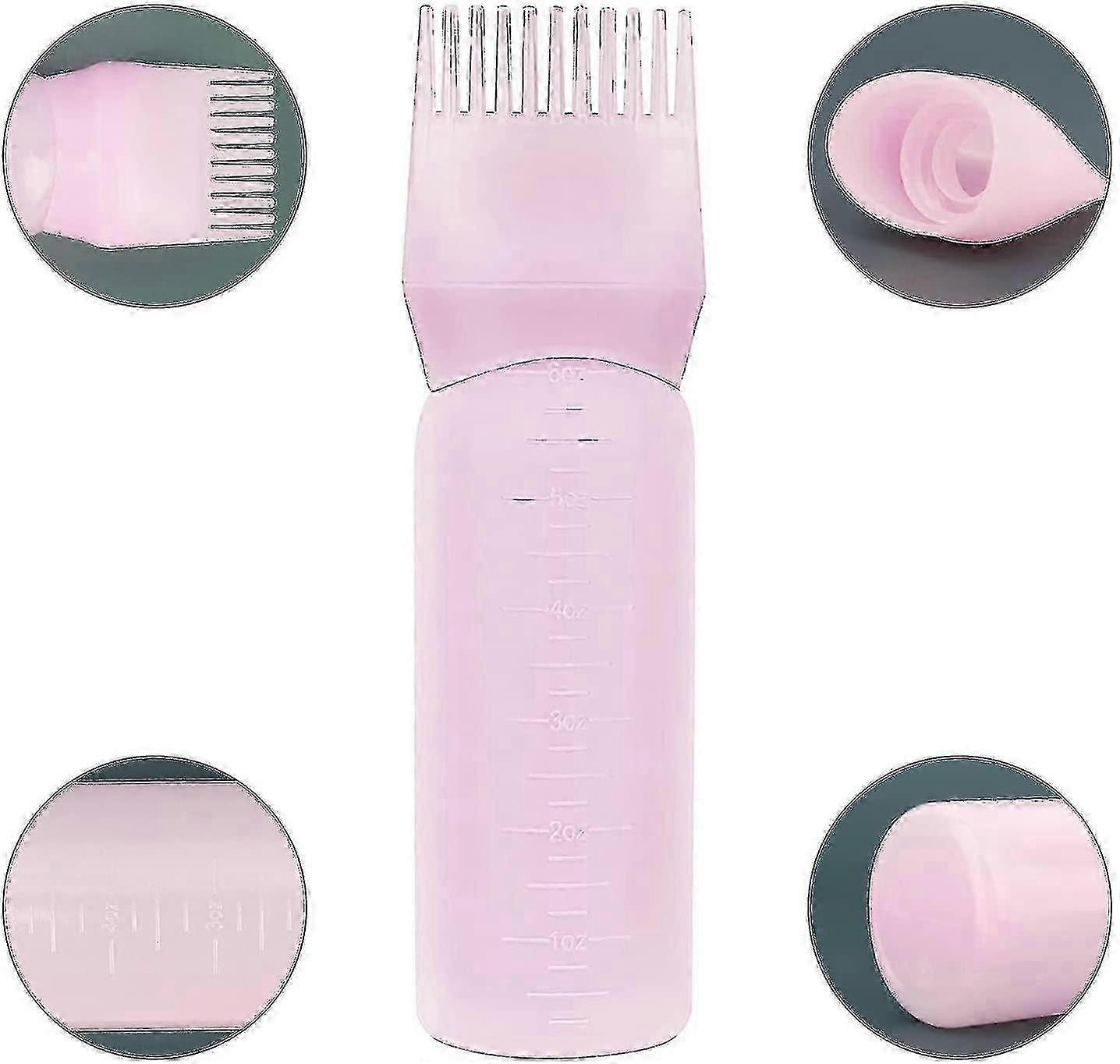 Root Comb Applicator Bottle, 6 Ounce Applicator Bottle For Hair Dye Bottle
