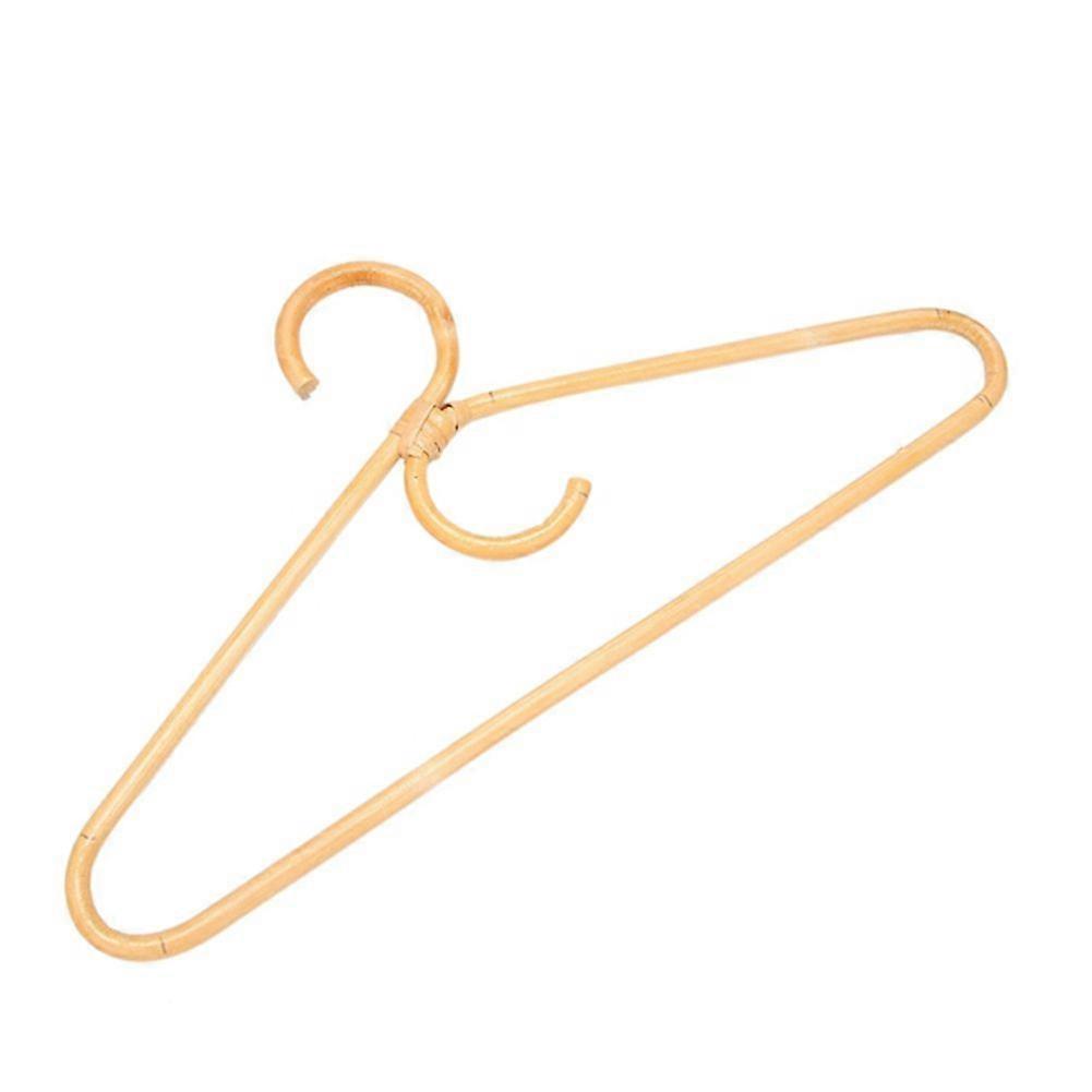 Rattan Adult Double Hook Hanger Retro European and American Rattan Hanger Handmade Rattan Hanger