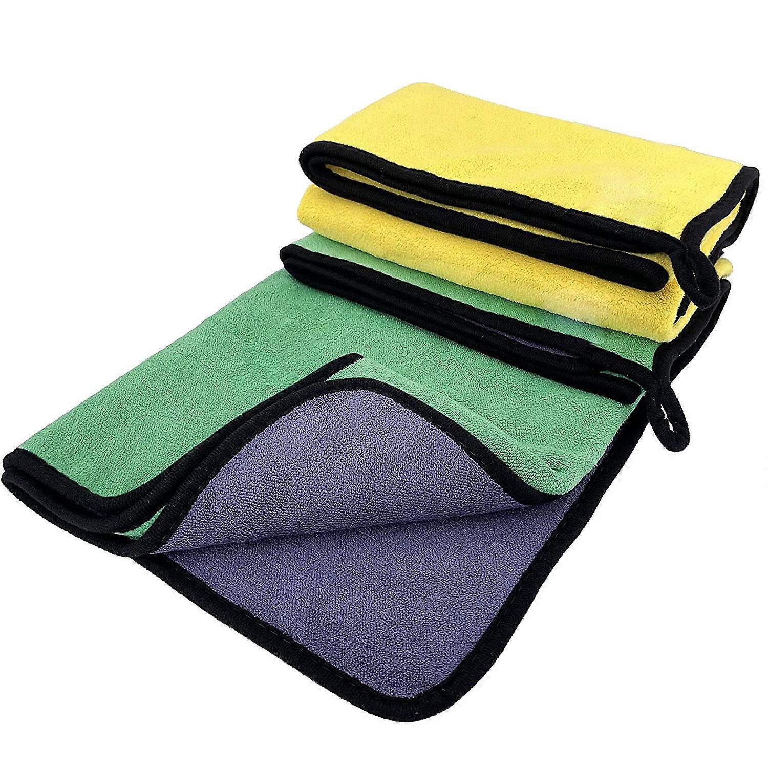 2 Pack Super Absorbent Dog Towel for Bath and Beach, 55.1x27.5 Inch
