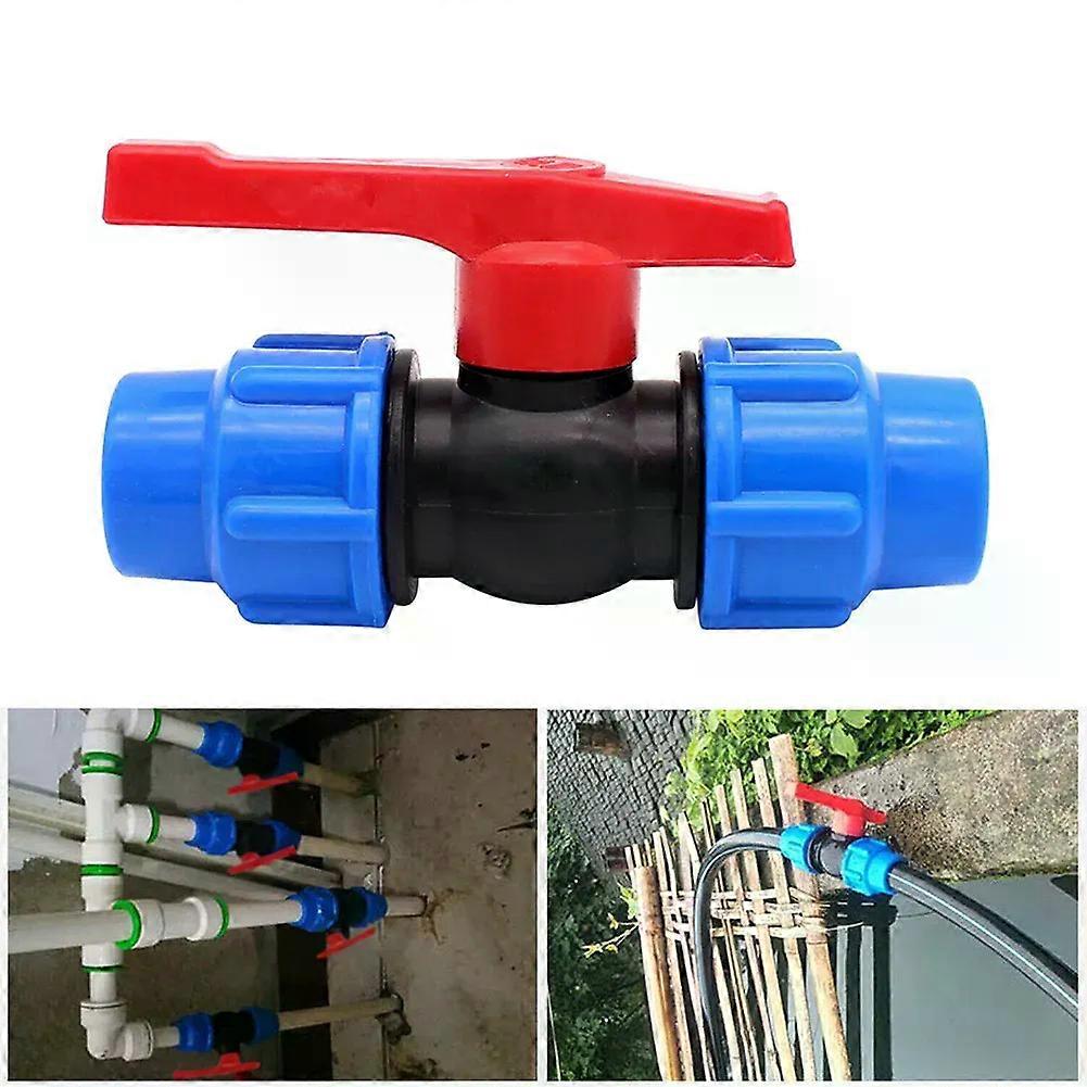 Shut-off Valve PE Pipe Ball Valves With External Thread Stop Valve Fitting 20/25/32mm High Pressure Resistance