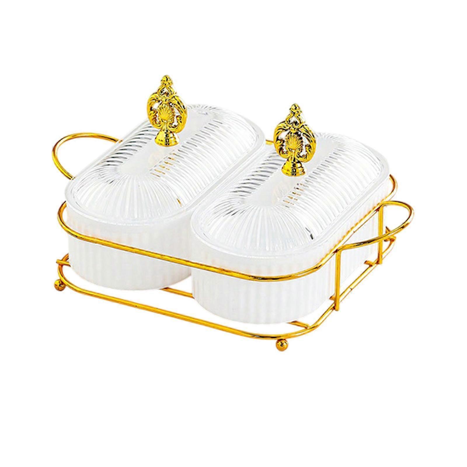 Dried Fruit Plate Nut and Candy Serving Tray Wedding Decor Divided Serving