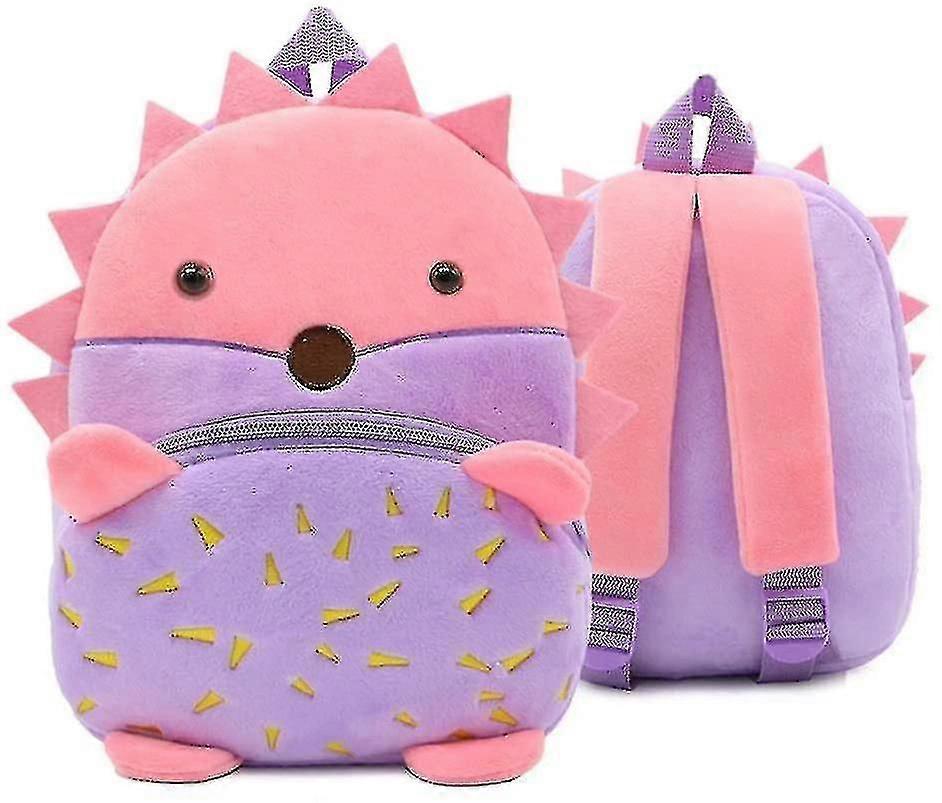 Hedgehog Children Preschool Plush Backpack