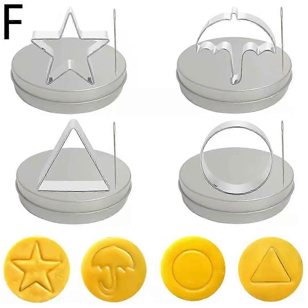 Stainless Steel Cookie Molds 4 Shapes With Needle For Interactive Party Game Sugar Crafting Baking Tools Dishwasher Safe