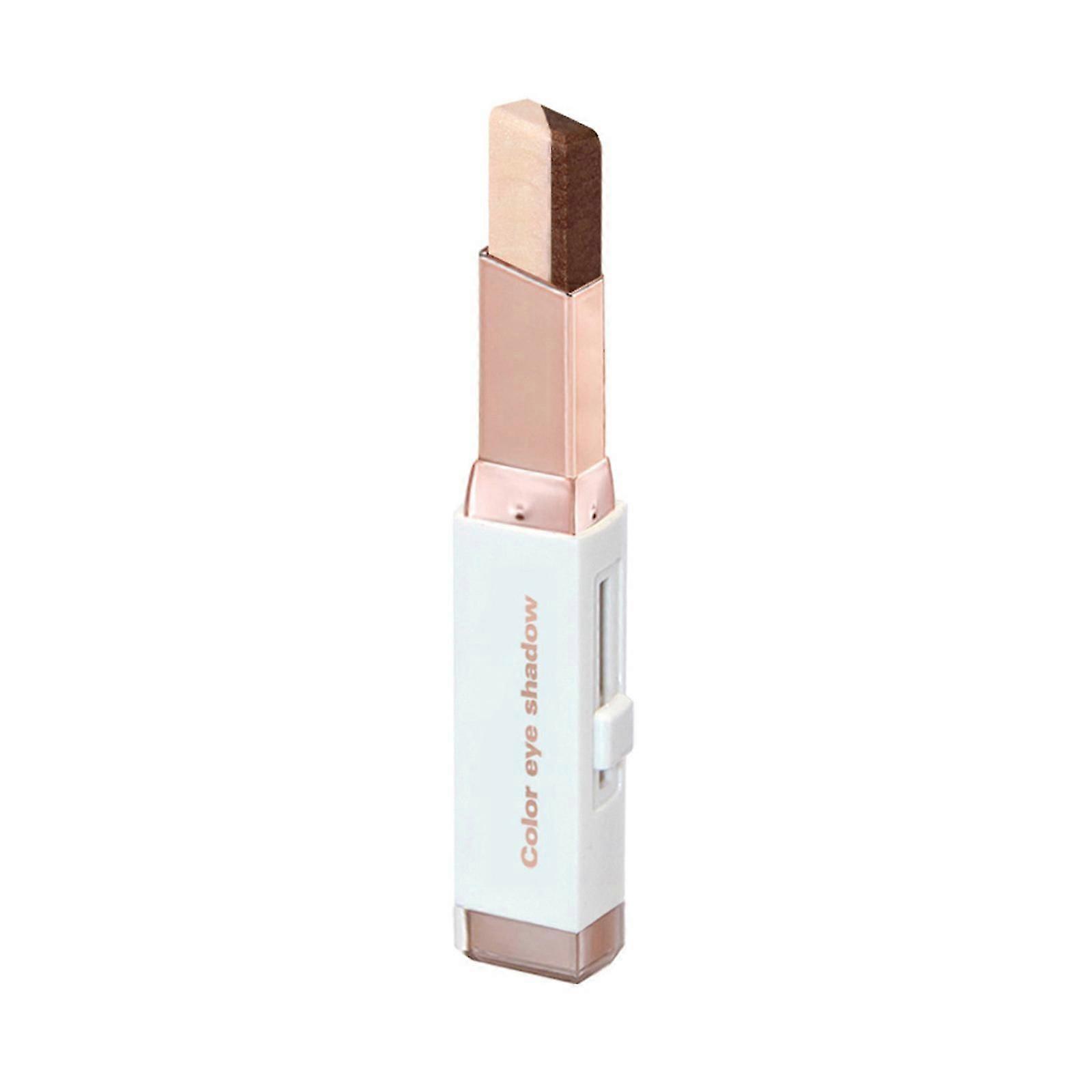 Gradient Two-color Eye Shadow Stick Glitter Makeup Stick Waterproof Eyeshadow for Women