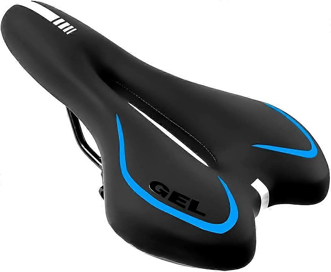 Bicycle seat, replacement saddle, soft, comfortable and waterproof cushion, prostate. Compatible with most bicycles, unisex