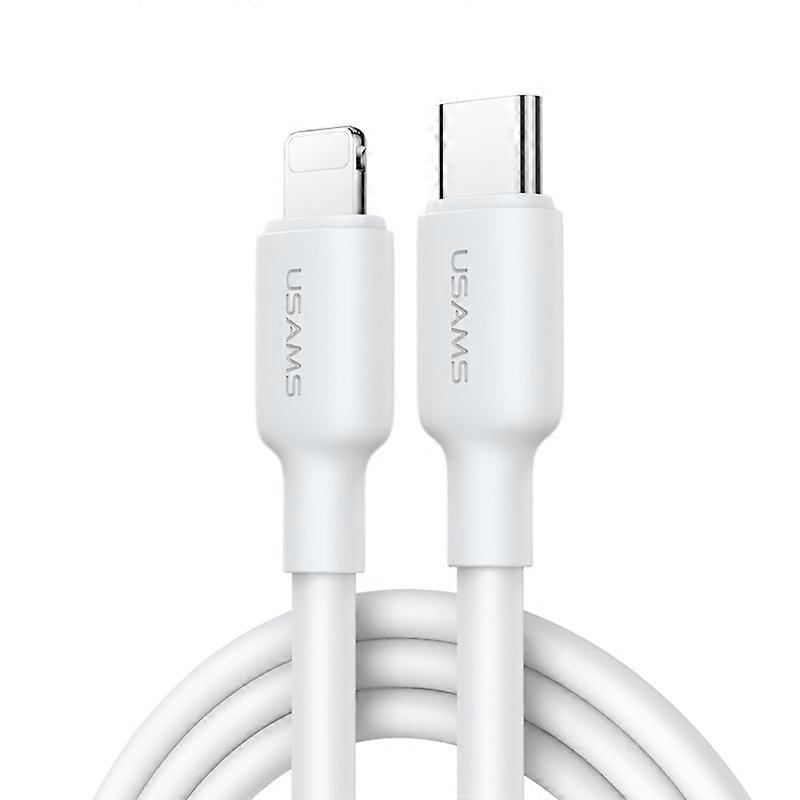 USAMS US-SJ610 U84 PD20W USB-C / Type-C to 8 Pin Charging Data Cable, Cable Length:1m PD20W 8 Pin 1m