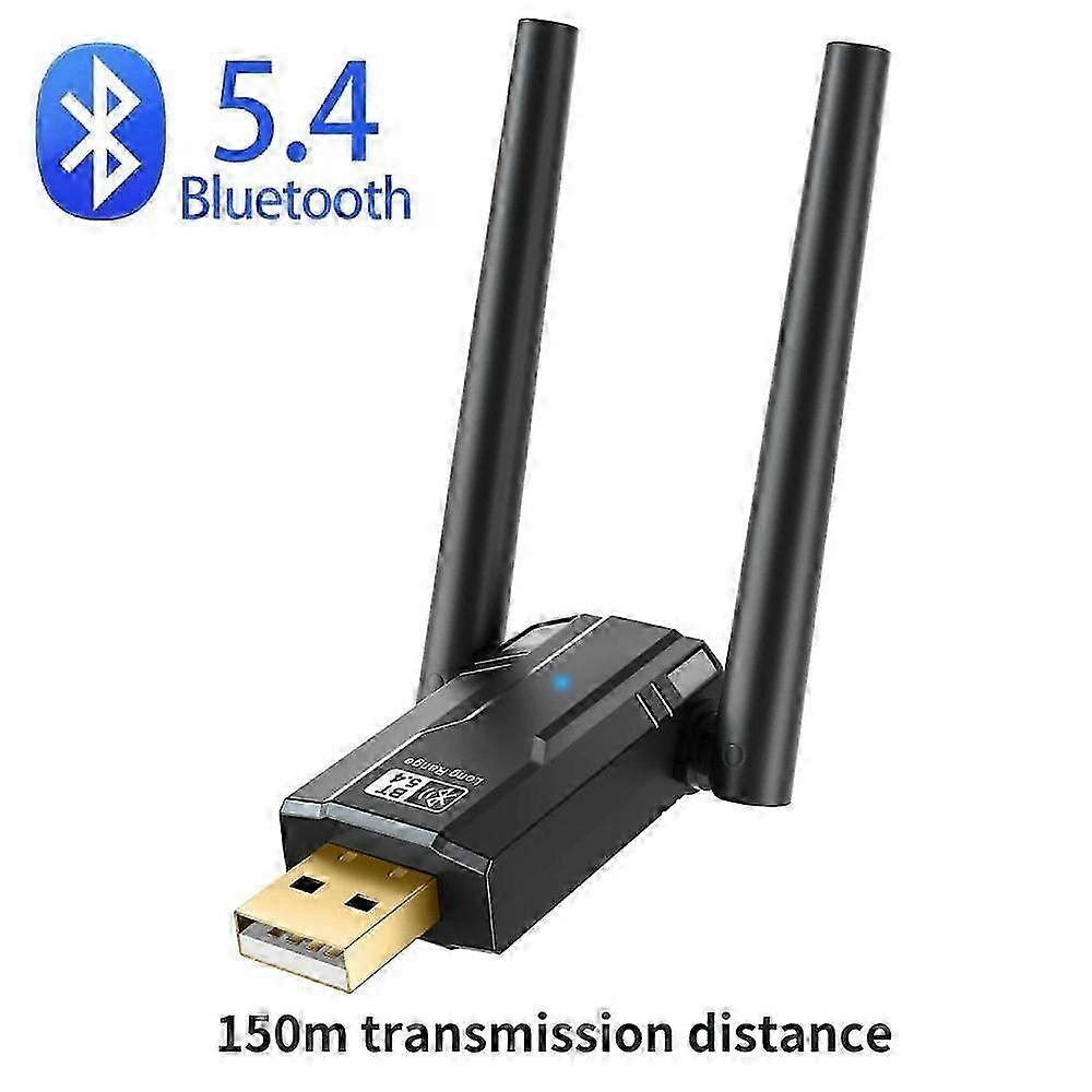 150M USB Bluetooth 5.4 Adapter for PC Speaker Wireless Mouse Keyboard Wireless Audio Receiver Transm