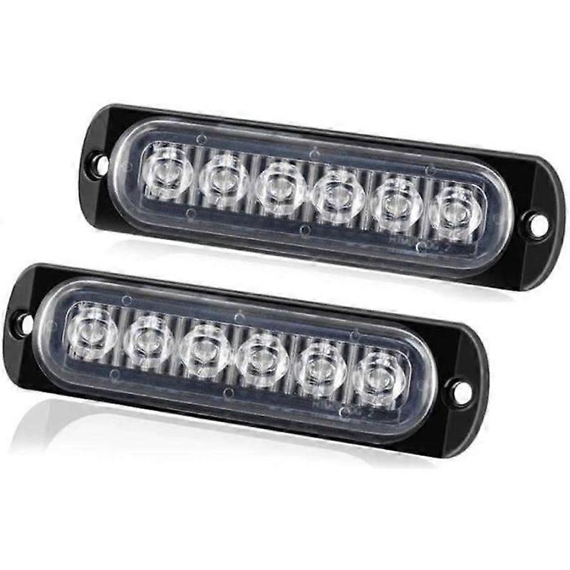 2Pcs LED Work Light Car Spotlight Work Lights LED Trailer Side Marker Light Lamp Turn Signal Lights for V