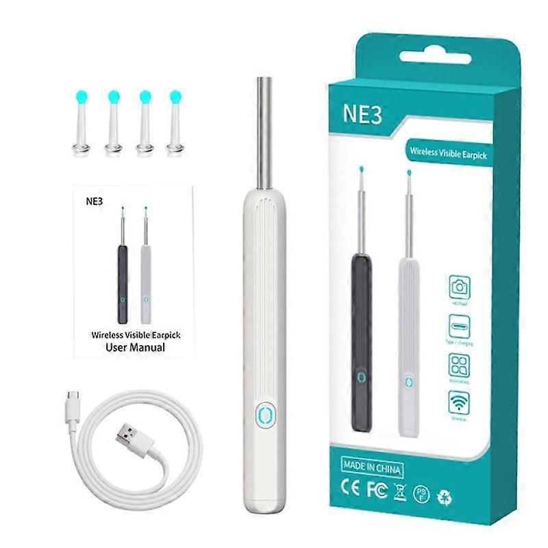 Wireless Smart Visual Ear Cleaner Usb WiFi Otoscope TW1 Ear Wax Removal Tool Set with Camera Ear Endoscope HD 1080P