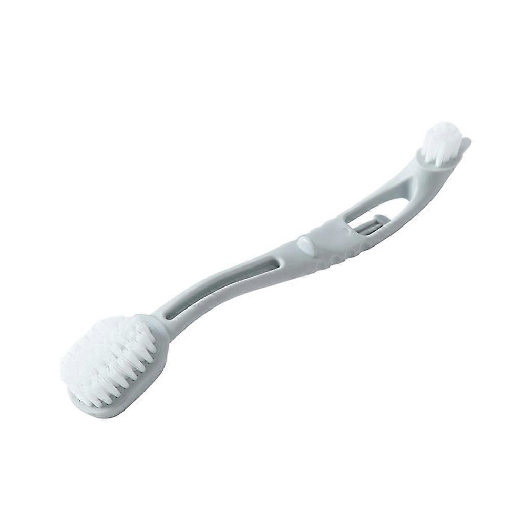 Creative Double Ends Household Brush Multi-Use Shoes Window Wall Tile Cleaning Tool(Blue)