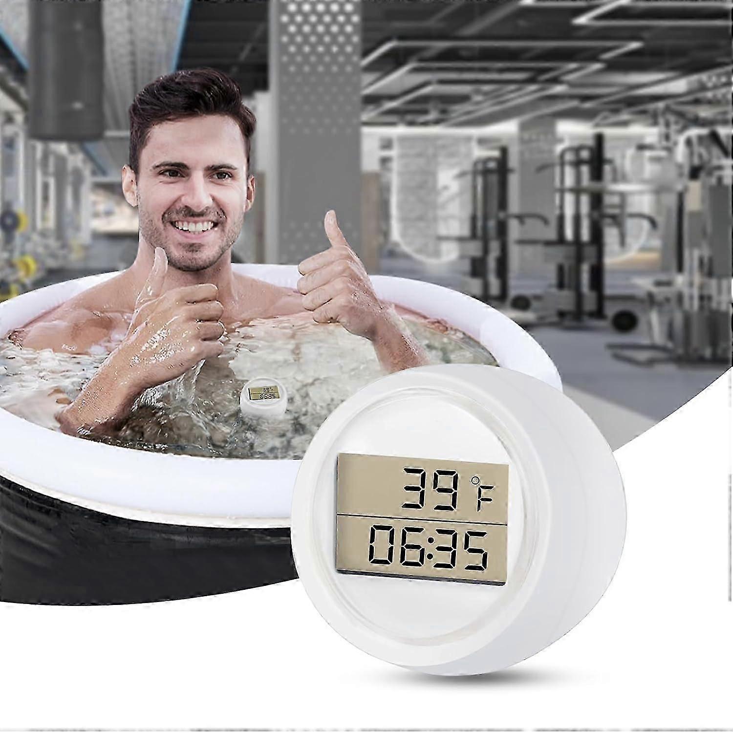 Ice Bath Timer Thermometer with Floating Design, Digital LCD Display, IP67 Waterproof