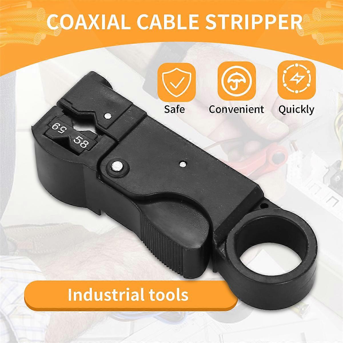 Coax Cable Stripper 3-Blade for RG58/59/62/3c/4c cables