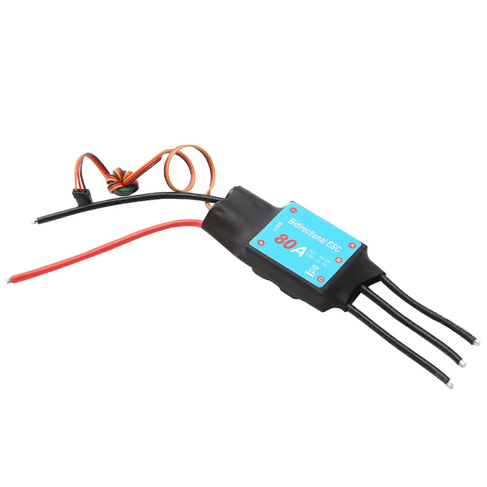 80A Bidirectional Brushless ESC for Remote Control Car Remote Control Boat