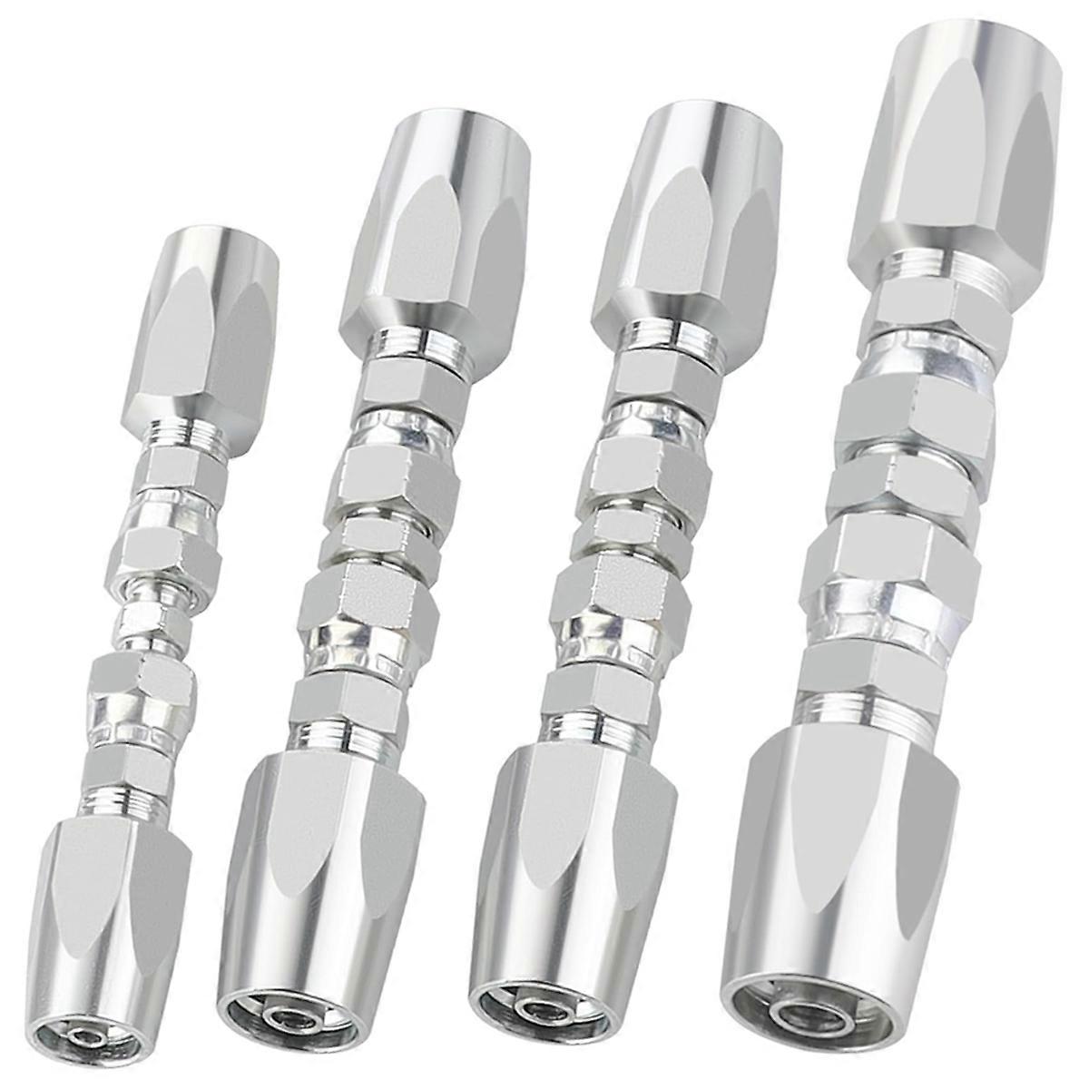 4PCS Hydraulic Fittings, Reusable Hydraulic Hose Repair Fittings Kit