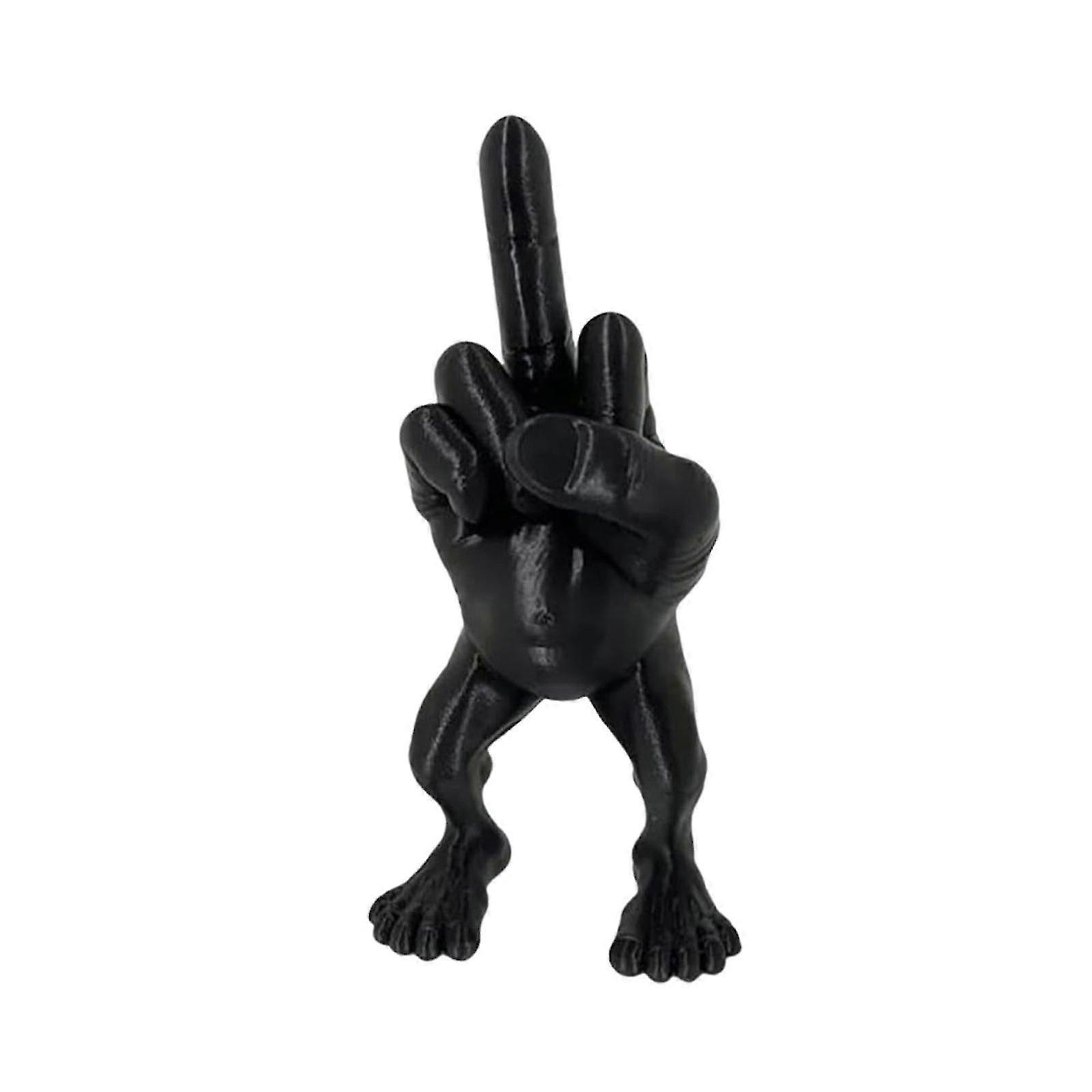 50% Offer Middle Finger Figure with Legs, Funny Middle Finger Gag Gifts, Funny Middle Finger Decor Desk Accessory