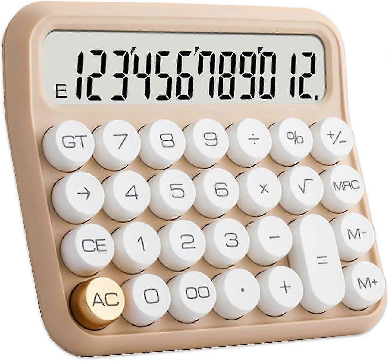 Calculator, Basic Standard Calculator, 12 Digits Large Lcd Display, Suitable For School, Home